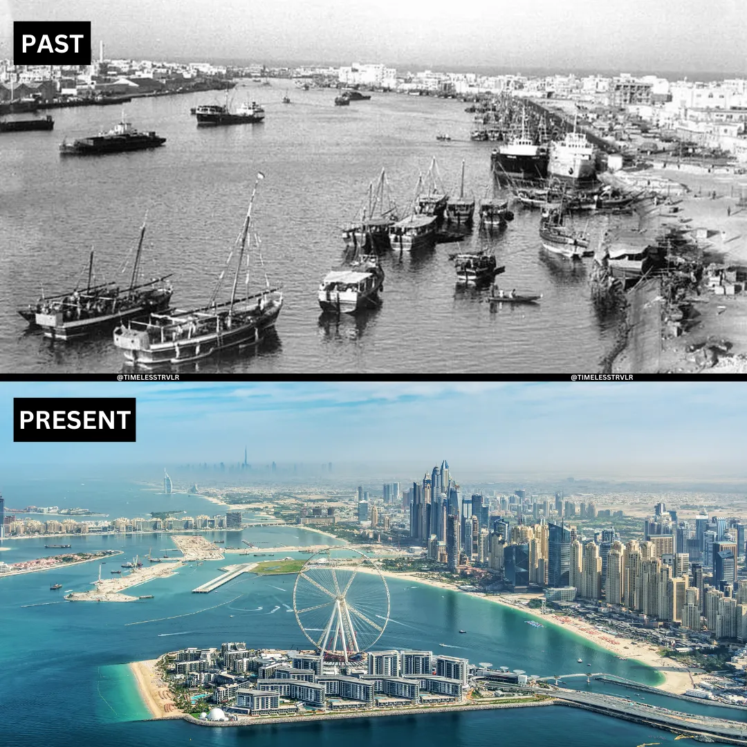Dubai history fishing village to global hub Burj Khalifa Dubai Creek transformation
