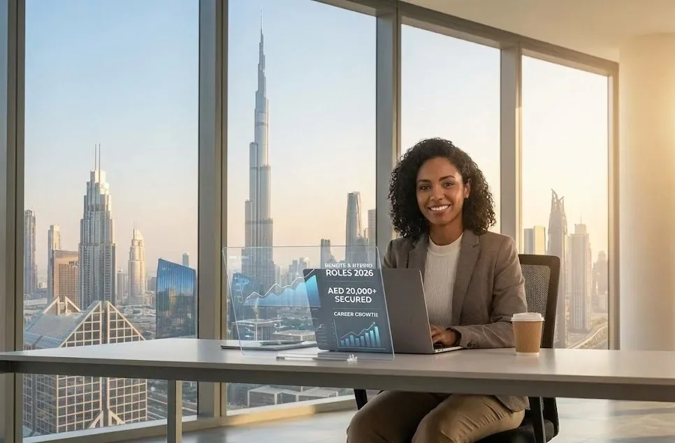 remote hybrid jobs Dubai 2026 high salary
